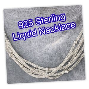 Simply Gorgeous Feminine Sterling Silver Necklace